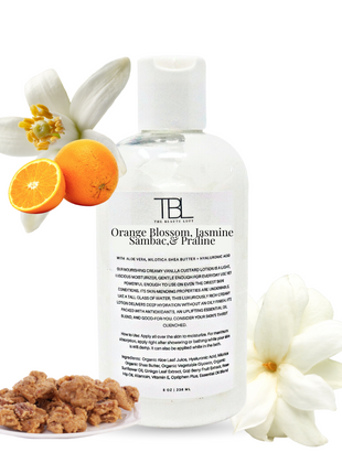 Orange Blossom, Jasmine Sambac, and Praline Body Lotion