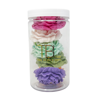 Blooming Florals Vivid Bouquets Soap Jar - Grande