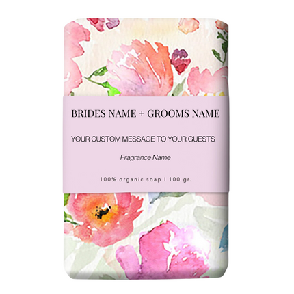 Wedding and Bridal Shower Soap Favors - Pink Florals