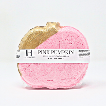 Pink "Glitz & Glam" Pumpkin Bubble Bar