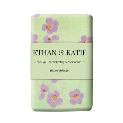Wedding and Bridal Shower Soap Favors - Green & Pink