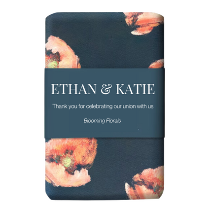 Wedding and Bridal Shower Soap Favors - Navy Florals
