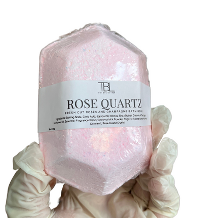 Rose Quartz Gemstone Bath Bomb