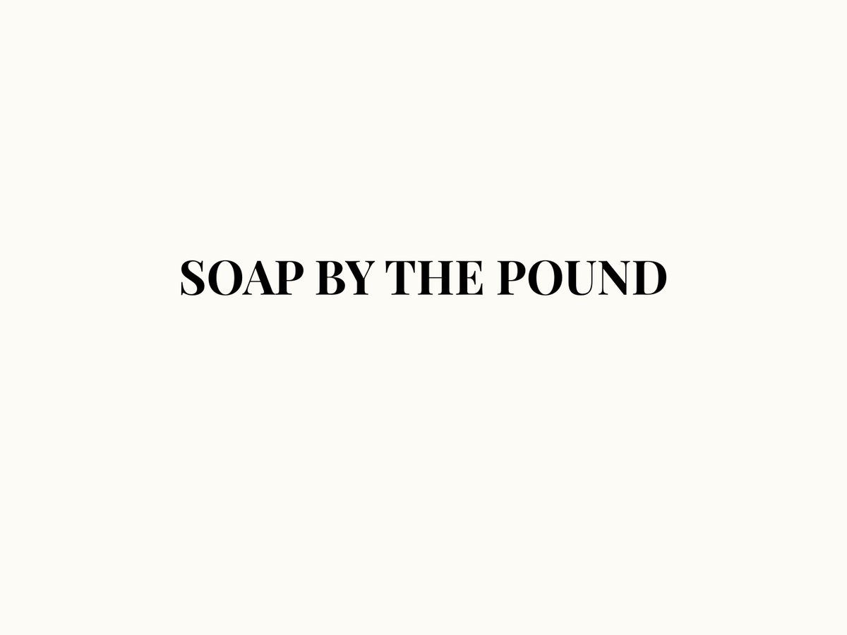 Soap by the Pound – Artisan Soap Blocks