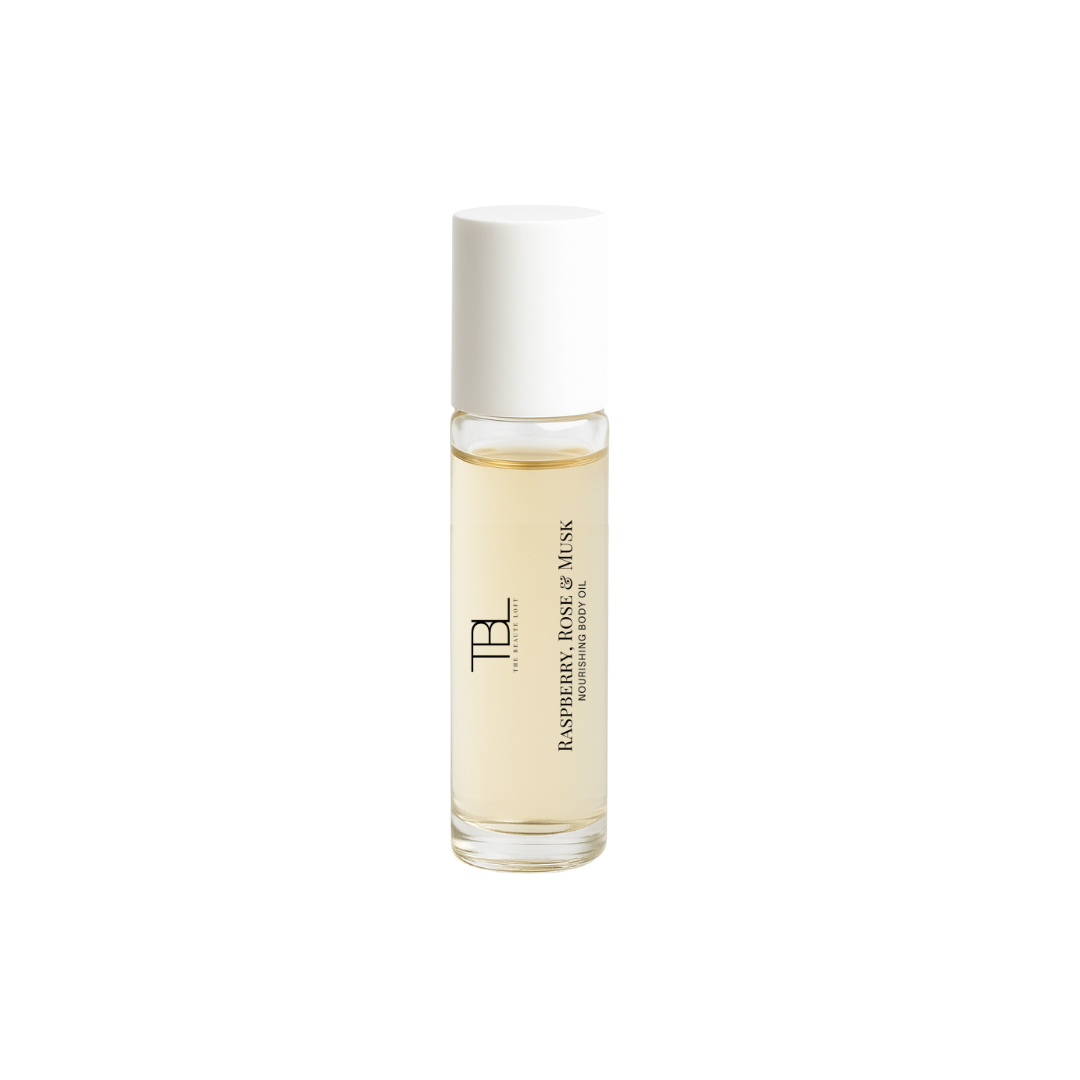 Radiance Body Oil: Lightweight Glow Oil – Raspberry, Rose & Musk (Spring 2026)