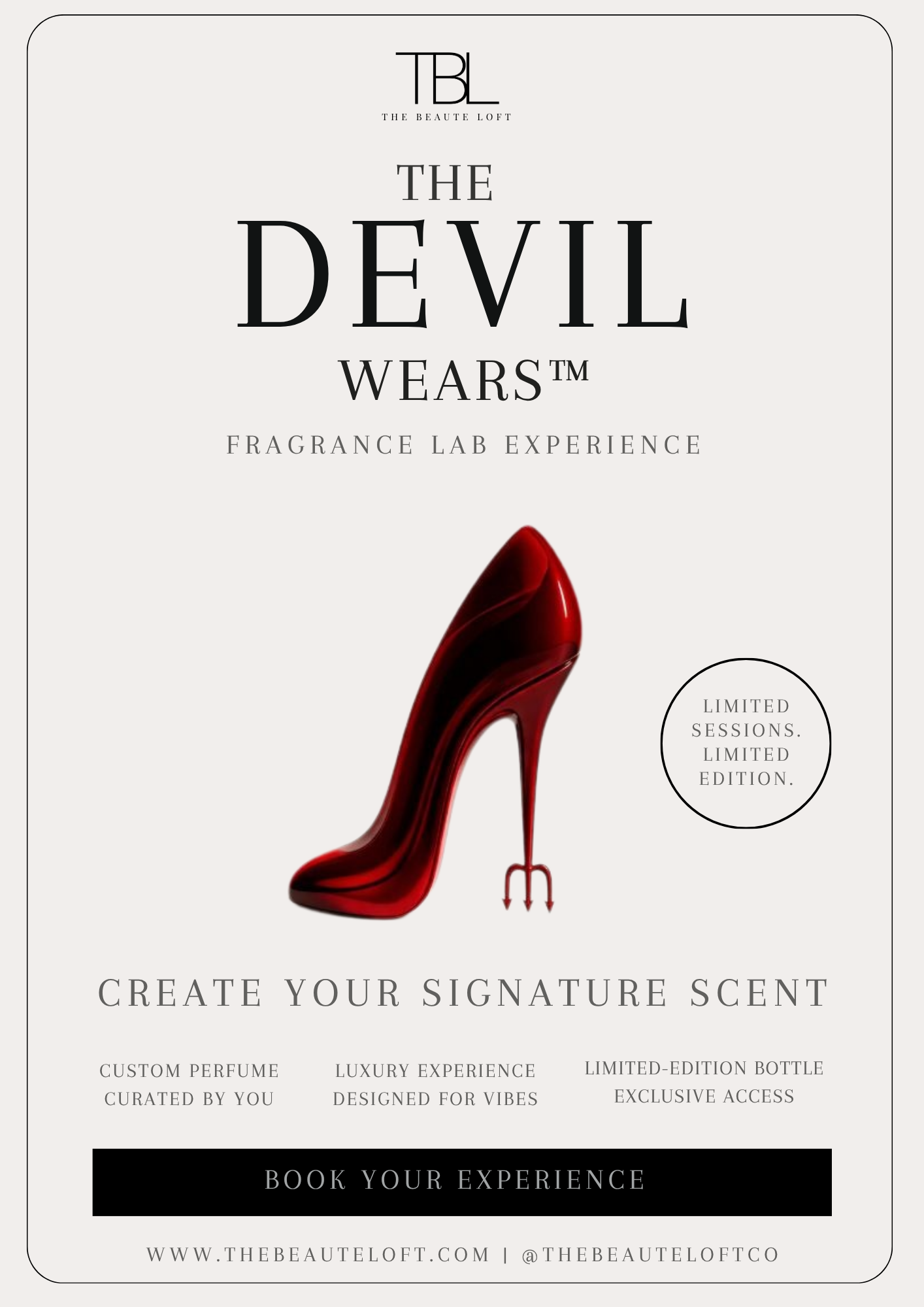 THE DEVIL WEARS™ Fragrance Lab Experience | Make Your Own Perfume in Detroit