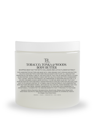 Tobacco, Tonka & Woods Body Butter