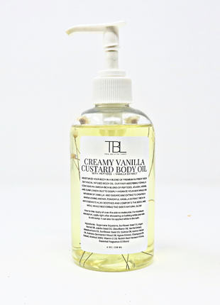 Creamy Vanilla Custard Moisturizing Body Oil